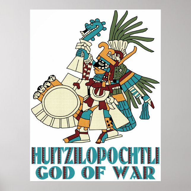 Poster Huitzilopochtli (Devant)