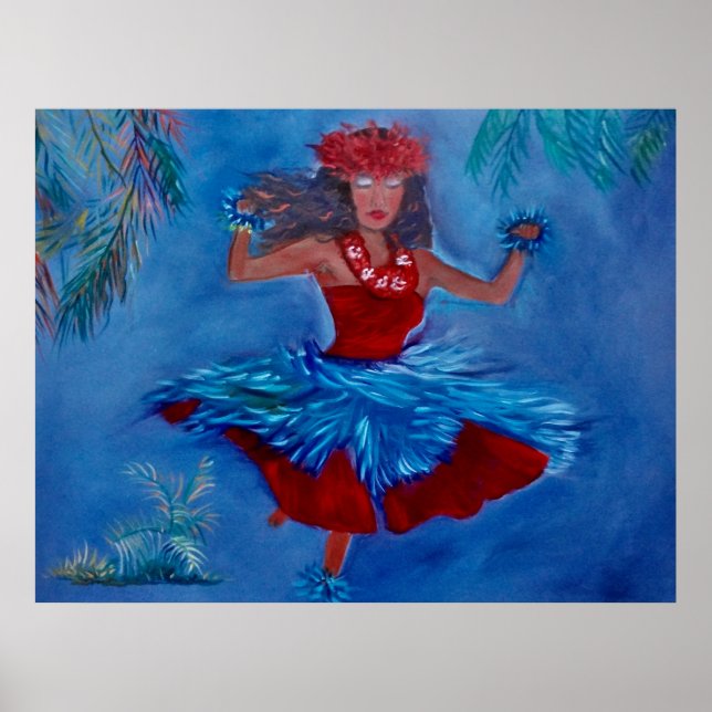Poster Hula Dance (Devant)