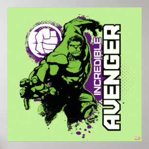 Poster Hulk Incroyable Vengeur