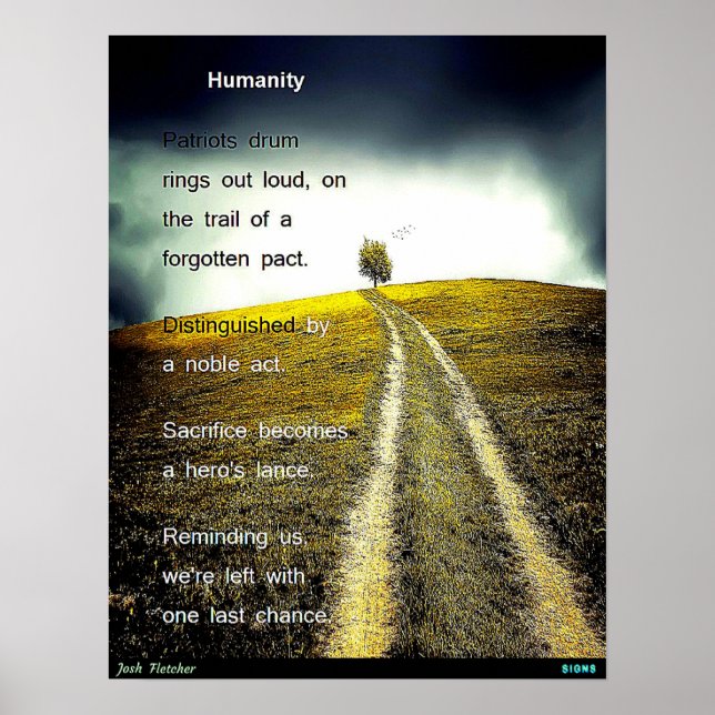 Poster Humanité (Devant)