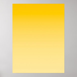Poster HUMEUR DE PRINTEMPS – Jaune Pastel clair à profo