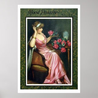Poster Humeur Pensive