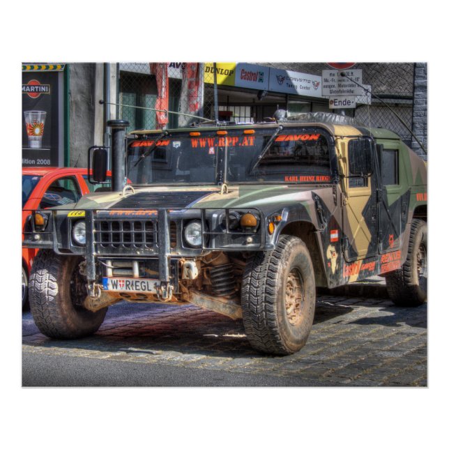 Poster Hummer H1 (Devant)