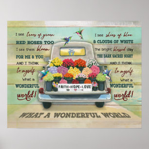 Poster Hummingbird Quelle Merveilleuse Ménage Mondial