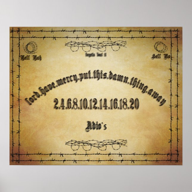 Poster Humour de la carte Spirit (Devant)