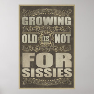 Poster Humour de la vieillesse