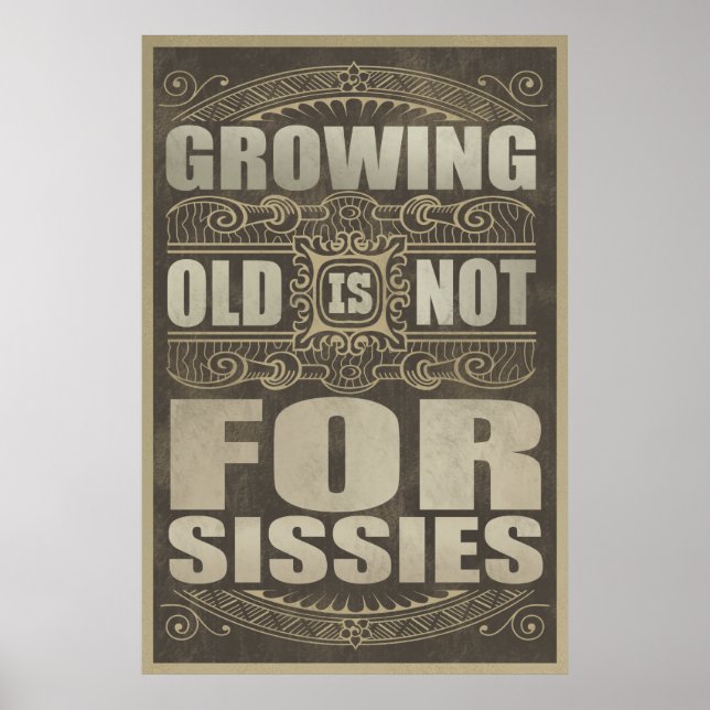 Poster Humour de la vieillesse (Devant)