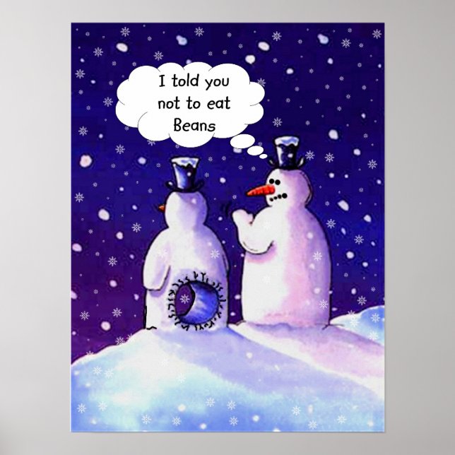 Poster Humour des neiges (Devant)