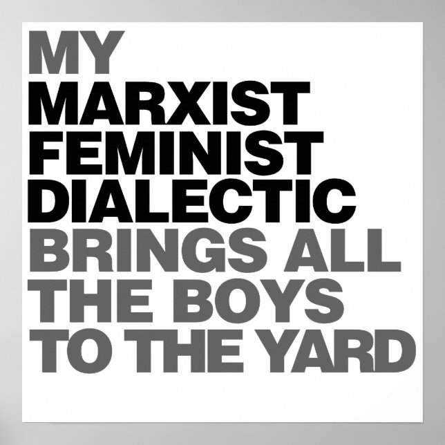 Poster Humour féministe (Devant)