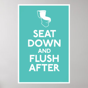 Poster Humour salle de bain Imprimer