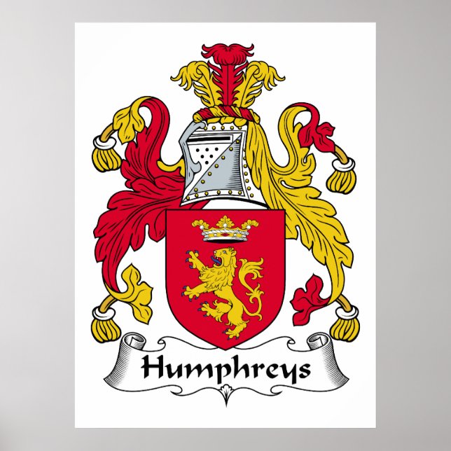 Poster Humphreys Family Crest (Devant)