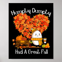 Humpty Dumpty A Eu Une Grande Automne Feuilles D'A