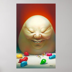 Poster Humpty Dumpty avait une grande collection de Jelly