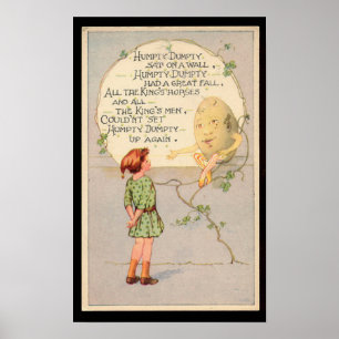 Poster Humpty Dumpty Nursery Rhyme