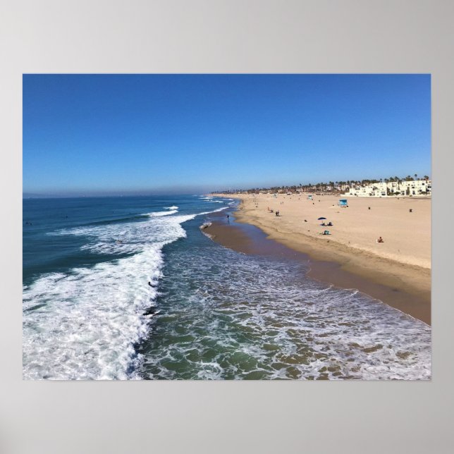 Poster Huntington Beach, Californie (Devant)