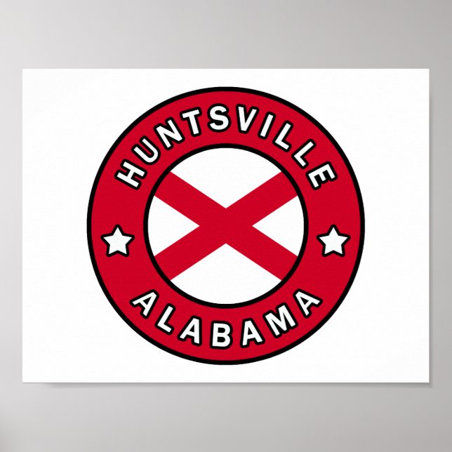 Poster Huntsville Alabama (Devant)