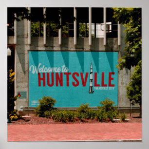 Poster Huntsville Alabama Rocket City