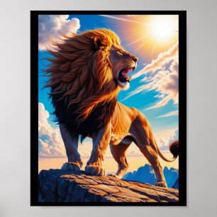 Poster Hurlement d'indépendance Autocollant T Liberté 