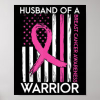 Husband Of A Warrior Breast Cancer Awareness Suppo
