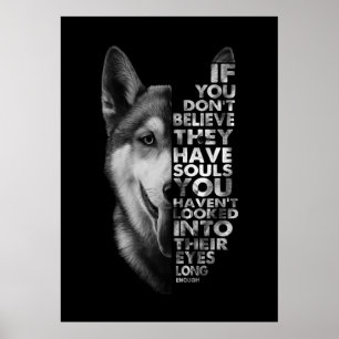 Poster Husky If You Don't