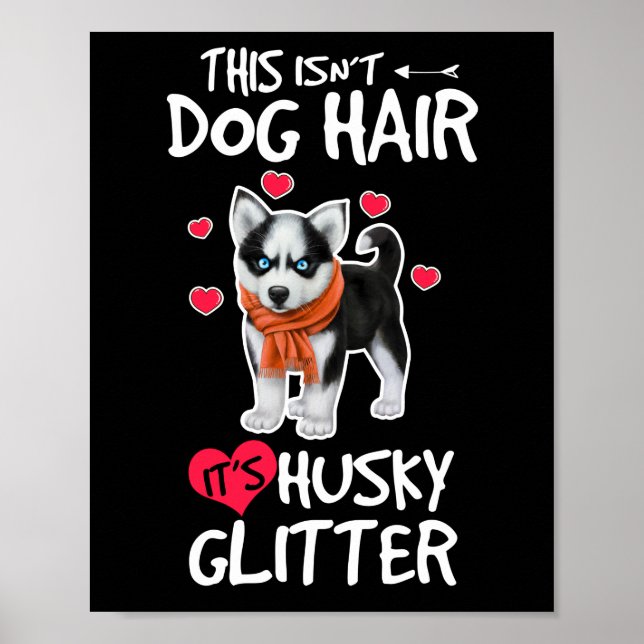 Poster Husky Sibérie Chien Chien Chien Coiffure C'est Hus (Devant)