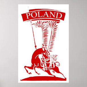 Poster Hussar à ailes polonaises vintages