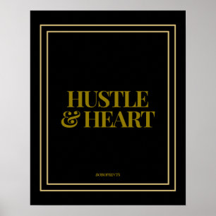 Poster Hustle & Coeur