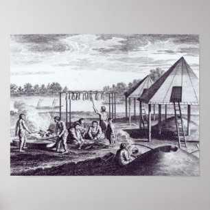 Poster Huttes d'été