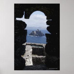 Poster Huttes en pierre Clochanson Skellig Michael de