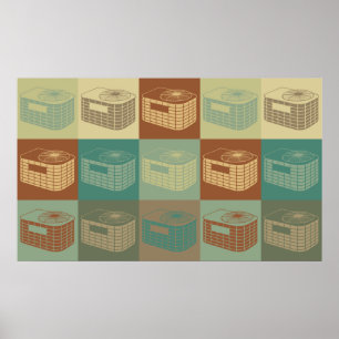 Poster HVAC Pop Art