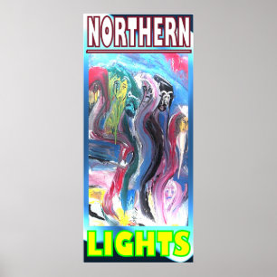 POSTER HYBRIDE DES LUMIÈRES DU NORD