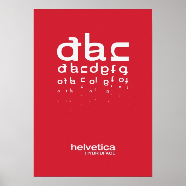 Poster Hybridface 02 (Devant)