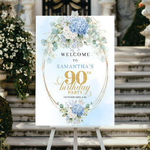 Poster Hydrangeas Pastel Classiques Or 90 Bienvenue Anniv