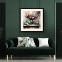 Hydrangeas Still Life - Imprimer