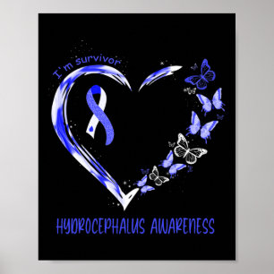 Poster Hydrocéphalie Sensibilisation Je suis Survivor Hea