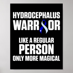 Poster Hydrocéphalie Survivor Guerrier de sensibilisation