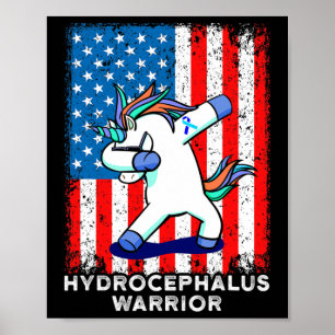 Poster Hydrocéphalie Survivor Hardwork Sensibilisation Gu