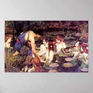 Poster Hylas and the Nymphs