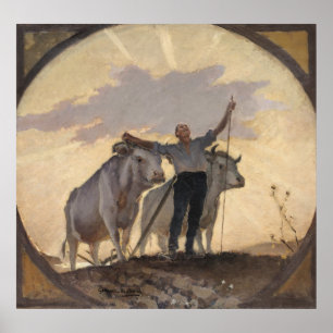 Poster Hymne de la terre au Sun, 1892