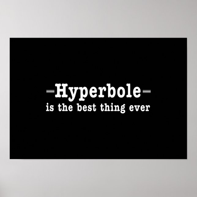 Poster Hyperbole (Devant)
