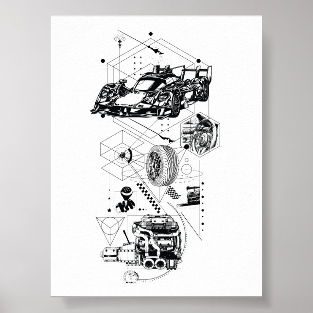 Poster Hypercar (Devant)