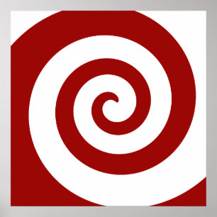 Poster, Hypno Spiral, Change The Size, Add Frame! Poster