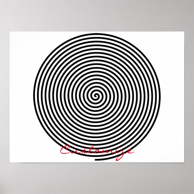 Poster Hypnose ronde Spirale Thunder_Cove (Devant)