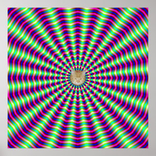 Poster Hypnotic rings and Beams