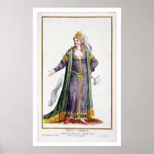Poster Hyu-Chen, épouse de Genghis Khan, de 'Receuil des