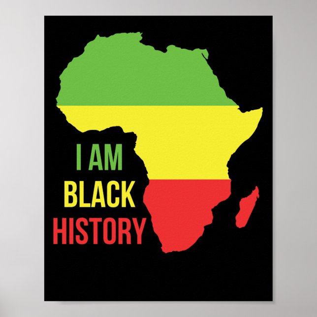 Poster I Am Black History (21) (Devant)