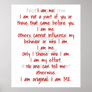 Poster I Am Me