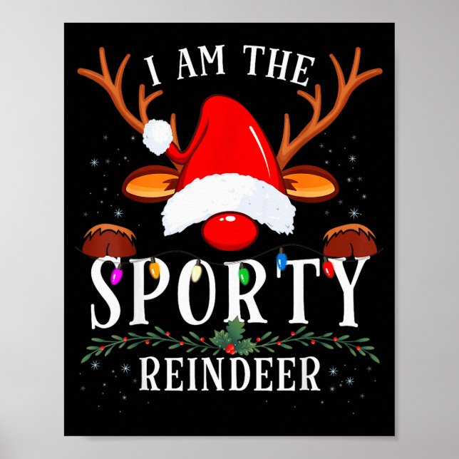 Poster I Am The Srty Reindeer Christmas Family  (Devant)