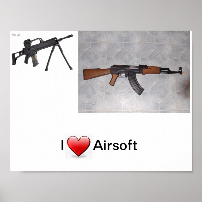 Poster I Coeur Airsoft (Devant)