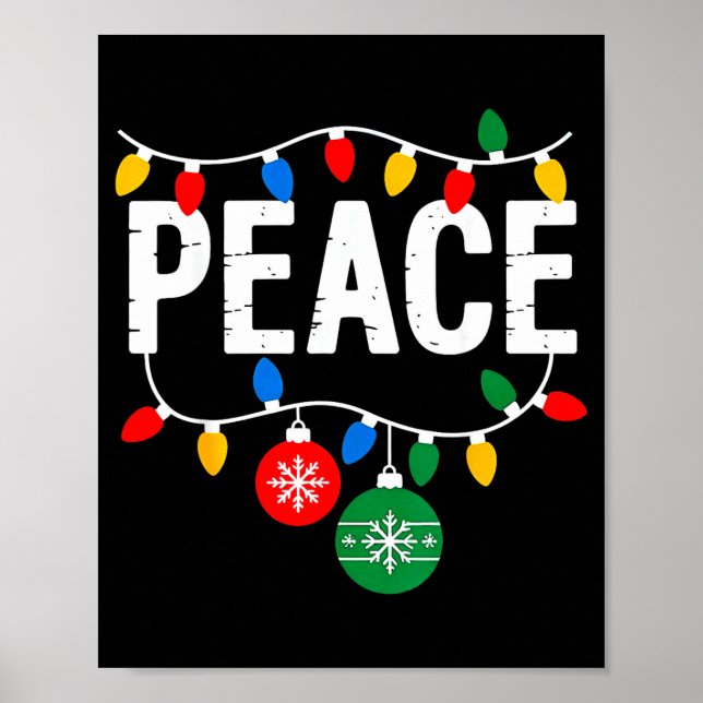 Poster I Come In Peace Matching Family Christmas Couple  (Devant)